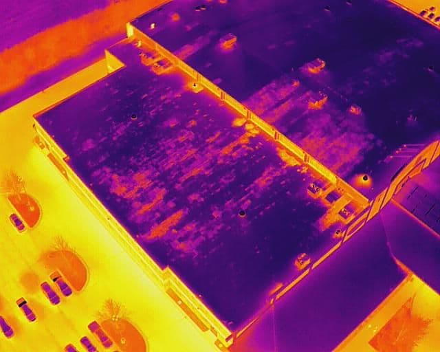 Commercial roofing detail