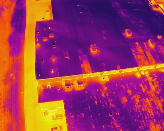 Commercial roofing detail