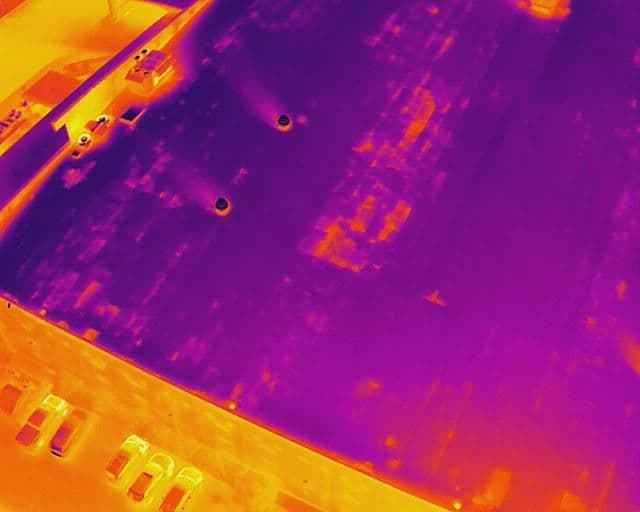 Commercial roofing detail