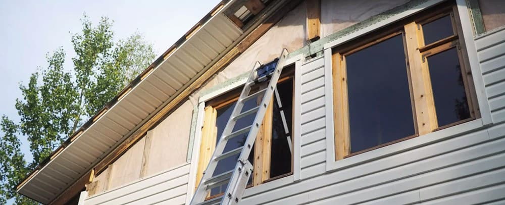 Residential siding installation